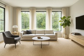 Timzo, Koberec metráž Orion 9229, na mieru, šíře 4m,5m, hnedá, filc, chodba / predsieň