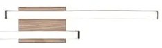 LED stropné osvetlenie Reality Route drevodekor R62472135