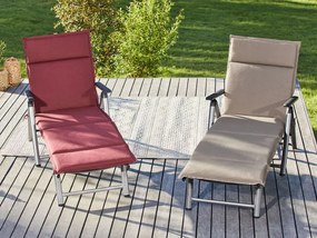 Livarno home Podložka na ležadlo 190 x 58 x 4 cm (červená)  (100342475)