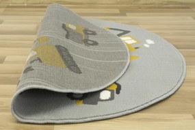Detský koberec Luna Kids 534418/89945 autá, horčicový
