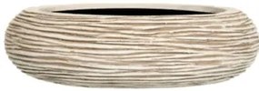 Capi Nature Bowl round rib I ivory 35x10 cm