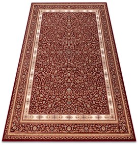 Koberec NAIN Ornament, rám 7965/51066 bordový / béžový