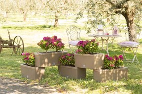 BAMA Sada zavlažovacích hrantíkov BRICK, hnedosivá