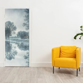 Fototapeta na dvere - Zimná príroda (95x205cm)