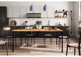 Jedálenský stôl z dubového dreva 90x200 cm Abies - The Beds