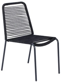 Čierna záhradná stolička Bonami Essentials Kai