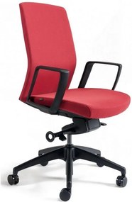 OFFICE PRO bestuhl -  OFFICE PRO bestuhl Kancelárska stolička J2 BLACK BP červená