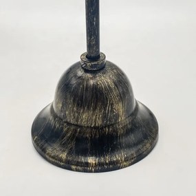 Luster na reťazi RETRO 2xE27/60W/230V bronzová/patina