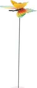 OZDOBA NA VRCH Kvetináča / do záhrady – MOTÝĽ 10 cm / 50 cm *5405