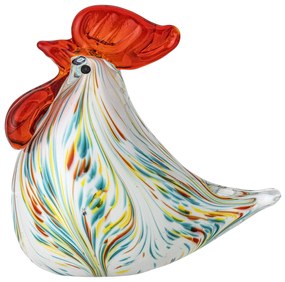 Bloomingville Sklenená dekorácia Livie Red Glass