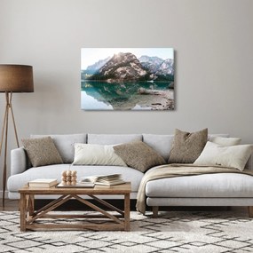 Obraz horského jazera (90x60 cm)