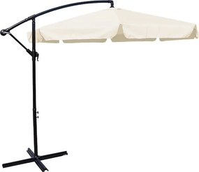 TRENDIE Záhradný slnečník Summer - svetlo béžový 300cm