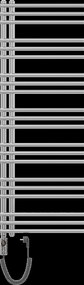 Mexen Neptun, elektrické vykurovacie teleso 1400 x 500 mm, 600 W, chrómová, W101-1400-500-2600-01