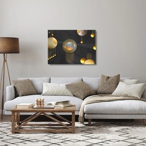 Sklenený obraz - Abstrakcia (70x50 cm)