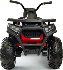 LEAN CARS Elektrická štvorkolka XMX607 červená lakovaná, LED svetlá, MP3