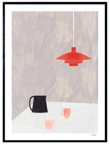 THE POSTER CLUB Autorský plagát Orange Pendant by Ana Frois 50x70 cm