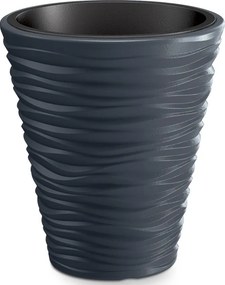 Plastový kvetináč DBSA350 34,5 cm - antracit