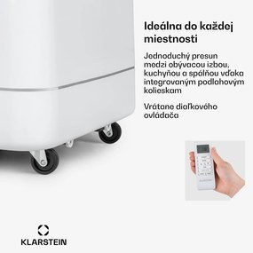 Klarstein Iceblock, mobilná klimatizácia 3 v 1, 12 000 BTU/3,5 kW, 400 m³/h max., biela