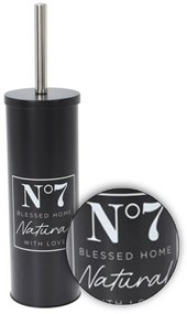 WC kefa Seven, čierna/s chrómovými prvkami