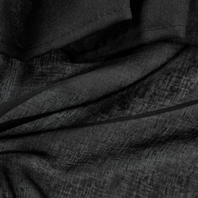 Dekorstudio Záclona s volánmi DOLLY 140x250cm čierna