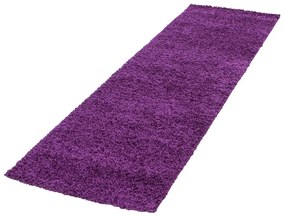 Tmavofialový behúň 80x250 cm Life – Ayyildiz Carpets