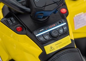 Ramiz Štvorkolka Can Am Outlander ATV na diaľkové ovládanie žltá