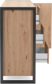 Komoda so zásuvkami Denver, dub artisan/antracit