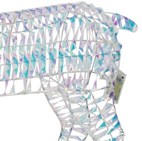 Vianočná stojaca lampa Dúhový jeleň 60 cm vrátane LED - Niji