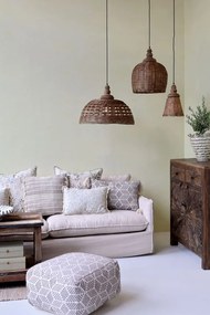 Prírodné antik závesné svetlo s bambusovým tienidlom Lamp Bamboo - Ø41*52cm/ E27/ 40W