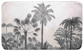 Čierno-béžová kúpeľňová predložka 45x75 cm Cocoty – douceur d'intérieur