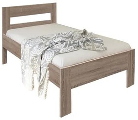 Drevená posteľ Nikola II, 90x200, dub