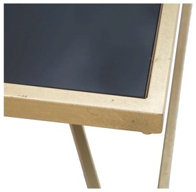 Konferenčný stôl s čiernou sklenenou doskou Mauro Ferretti Piramid, 110 × 60 cm