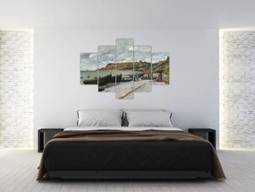 Obraz - Claude Monet, Sainte Adresse, reprodukcia (150x105 cm)