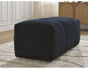 Modrá podnožka z textílie buklé Roxelane – Bobochic Paris