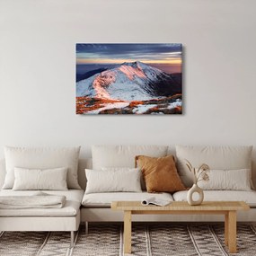 Obraz - Zimná horská panoráma II. (90x60 cm)
