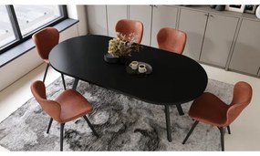 Rozkladací jedálenský stôl ARTUR čierny