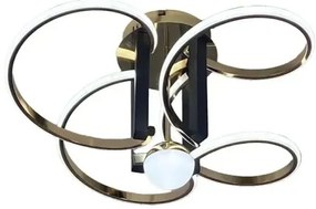 LED Stmievateľný prisadený luster LED/80W/230V 3000-6500K + diaľkové ovládanie