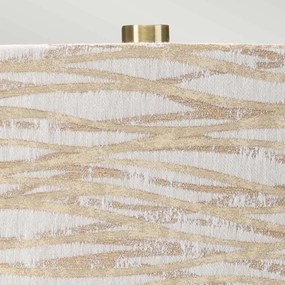 Elstead MILO-AB-TL-LANT - Stolná lampa MILO 1xE27/60W/230V béžová