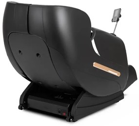 Masážne kreslo GALACTICO  čierne, ekokoža, anglické menu