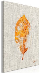 Artgeist Obraz - Golden Flora (1 Part) Vertical Veľkosť: 20x30, Verzia: Premium Print