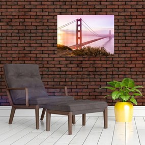Sklenený obraz - San Francisco (70x50 cm)
