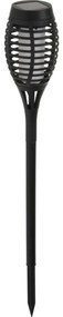 Sada solárnych LED lámp Topeka 48 cm, 3 ks, teplá biela