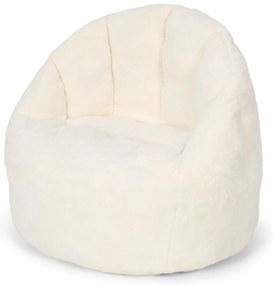 Kreslo detské plyšové Soft White