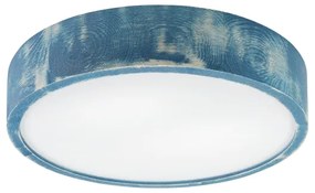 Brilagi - Stropné svietidlo PINO 2xE27/15W/230V borovica/modrá priemer 37,5 cm