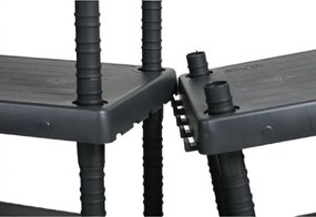 ARTPLAST Regál DAVIDE, nastaviteľná výška políc, šírka 82 cm
