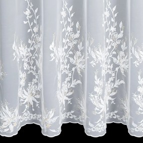 ZÁCLONA NA KRÚŽKOCH EVA MINGE JULIA 140X250 CM VZOROVANÁ