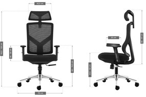 Kancelárska stolička Matryx 3.3 (čierna). Vlastná spoľahlivá doprava až k Vám domov. 1087596