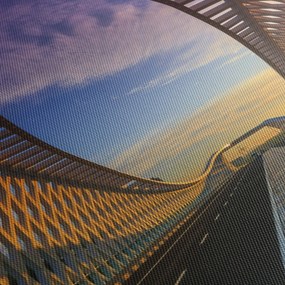 Obraz modernej architektúry mosta (120x50 cm)