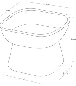 Keramická miska pre domáceho maznáčika Tower – YAMAZAKI
