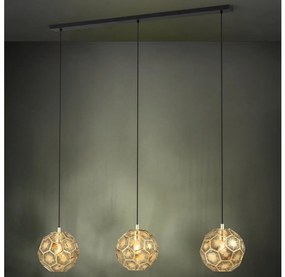 Eglo 39757 - Luster na lanku SKOURA 3xE27/60W/230V
